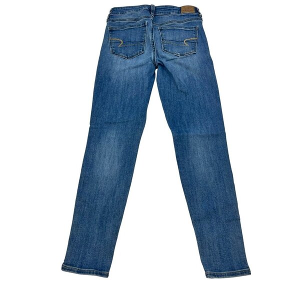 American Eagle Womens Jeggings Mid Rise Size 0 Short - Picture 6 of 9